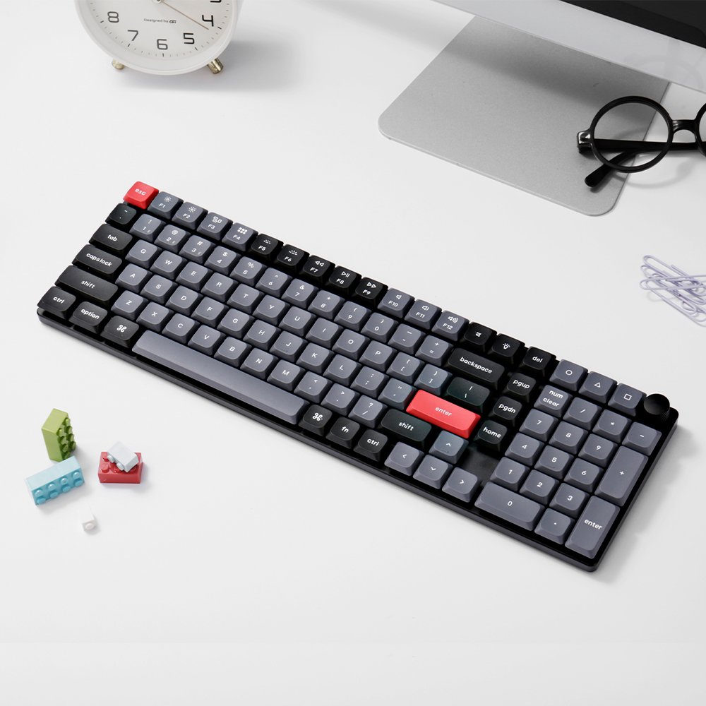 Keychron K17 Pro 96% Low Profile QMK/VIA Wireless RGB Gaming Mechanical Keyboard