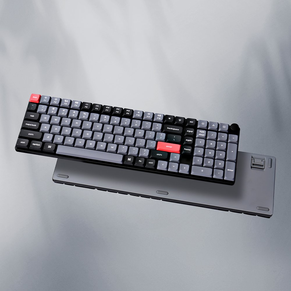 Keychron K17 Pro 96% Low Profile QMK/VIA Wireless RGB Gaming Mechanical Keyboard