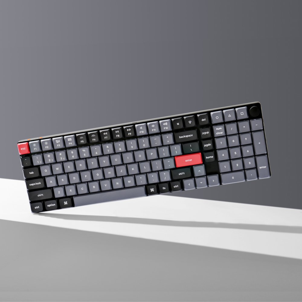 Keychron K17 Pro 96% Low Profile QMK/VIA Wireless RGB Gaming Mechanical Keyboard