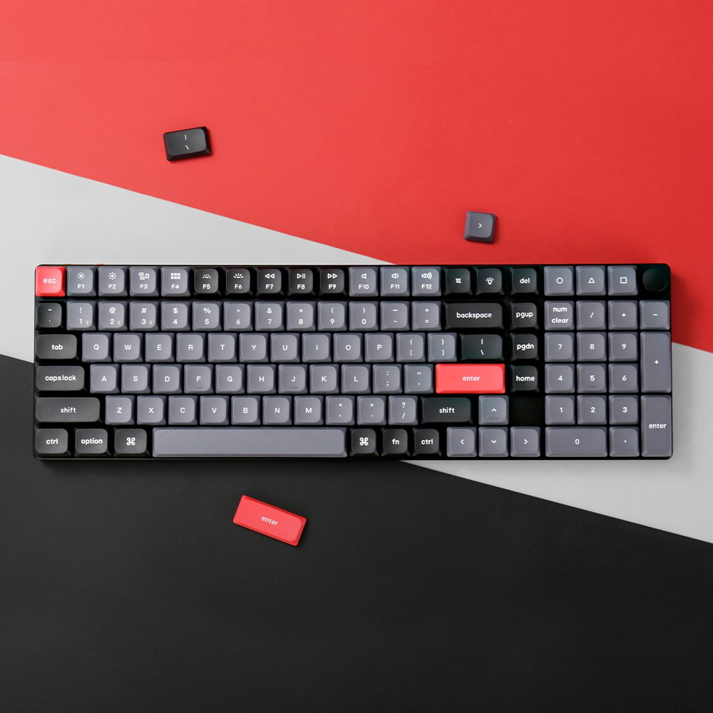 Keychron K17 Pro 96% Low Profile QMK/VIA Wireless RGB Gaming Mechanical Keyboard