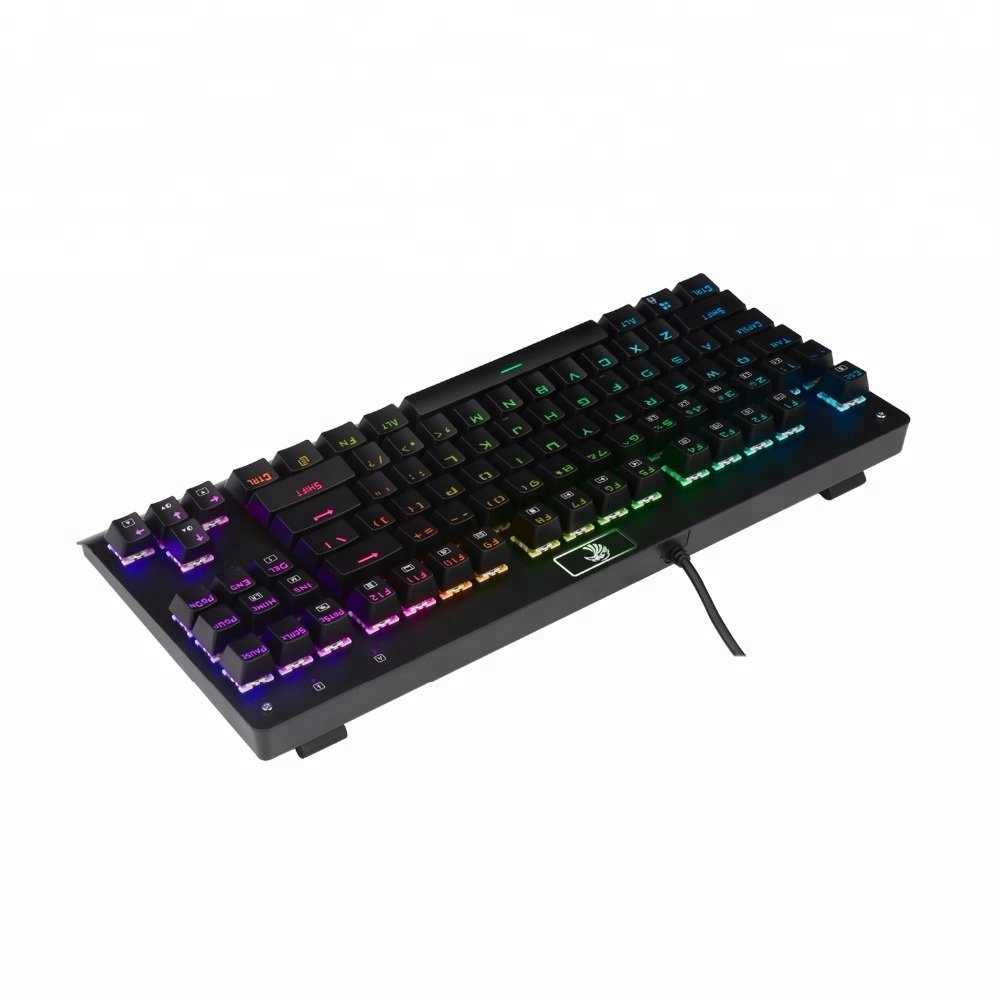 Eagle Z-77 Tenkeyless Blue Switch 87 Keys RGB Mechanical Keyboard with US Layout