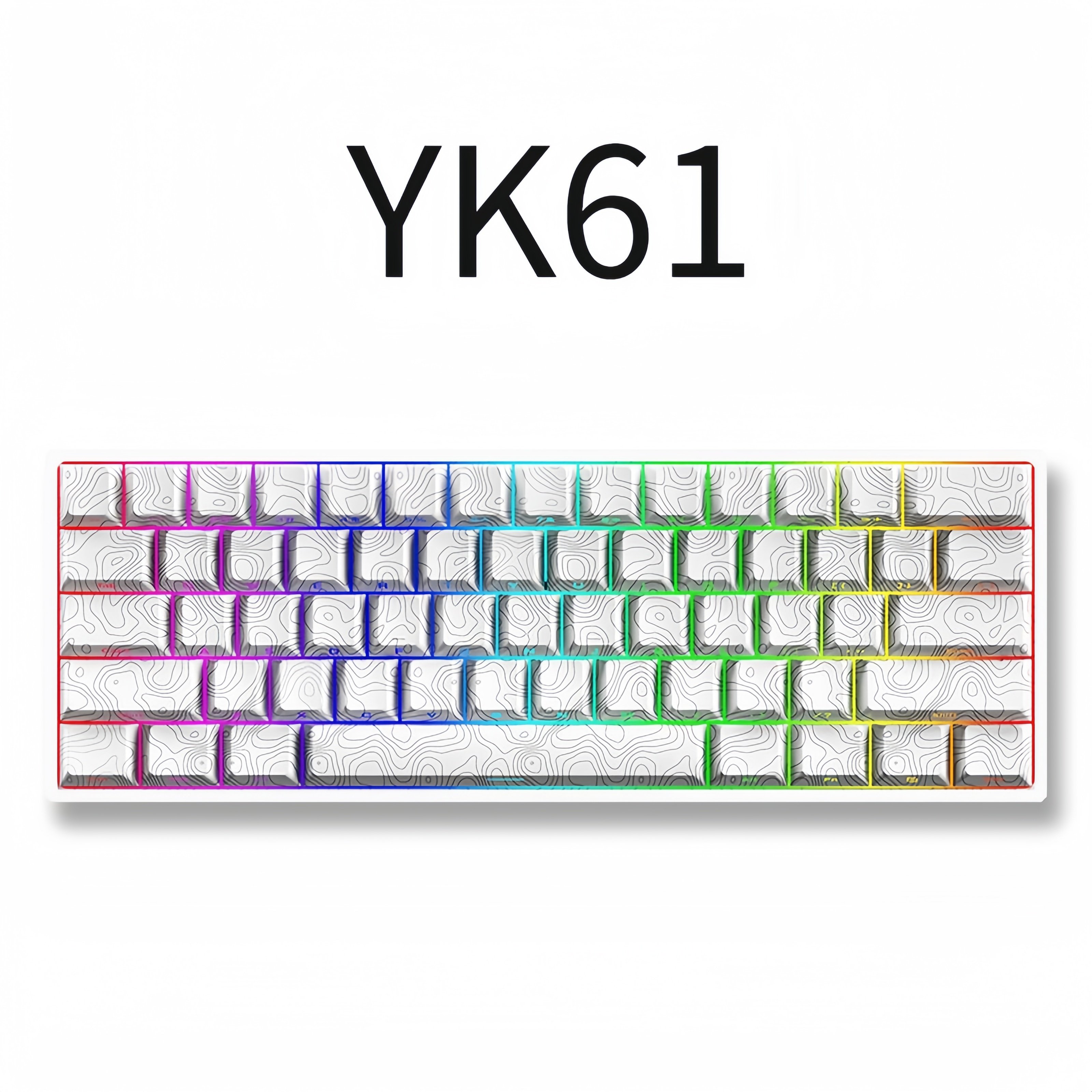 Computer Rgb Pc Hot Swappable Mechanical Keyboard Teclado Gamer 60% Knob Magnetic Switch Mechanical Keyboard