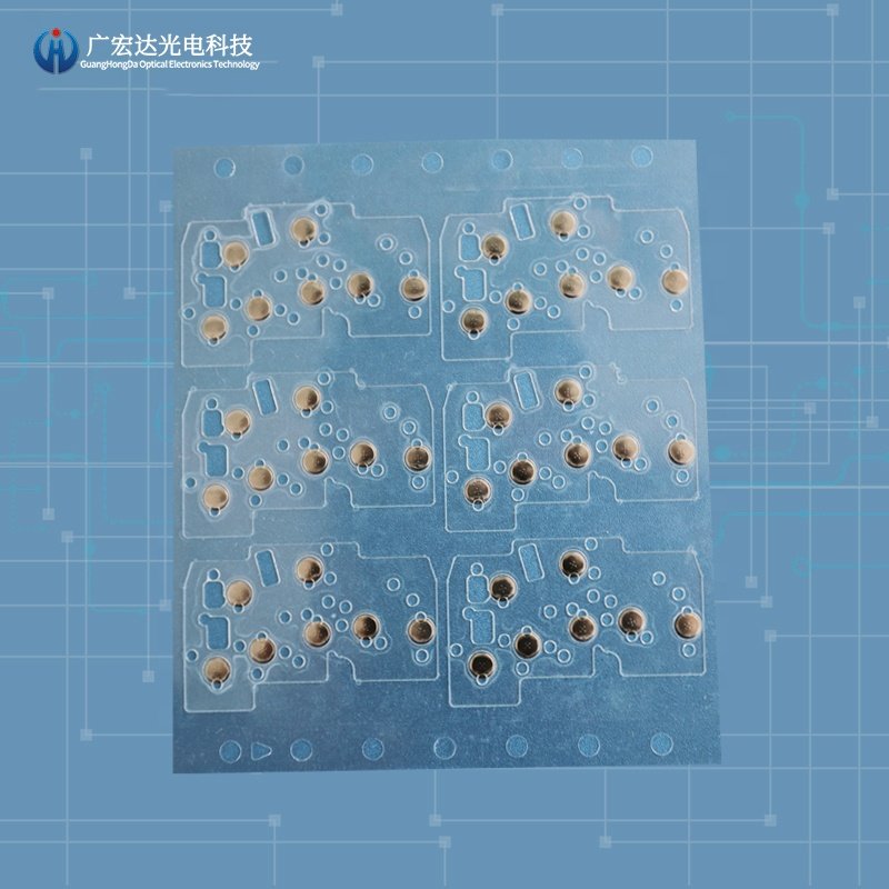 Cheap Price Transparent PET Round Metal Dome Array For Device Switch