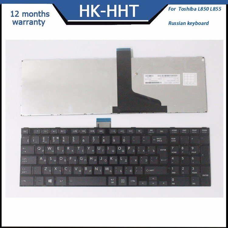 HK-HHT Customizable keyboard border color laptop internal keyboard for Toshiba L850 Italian version with backlight keyboard