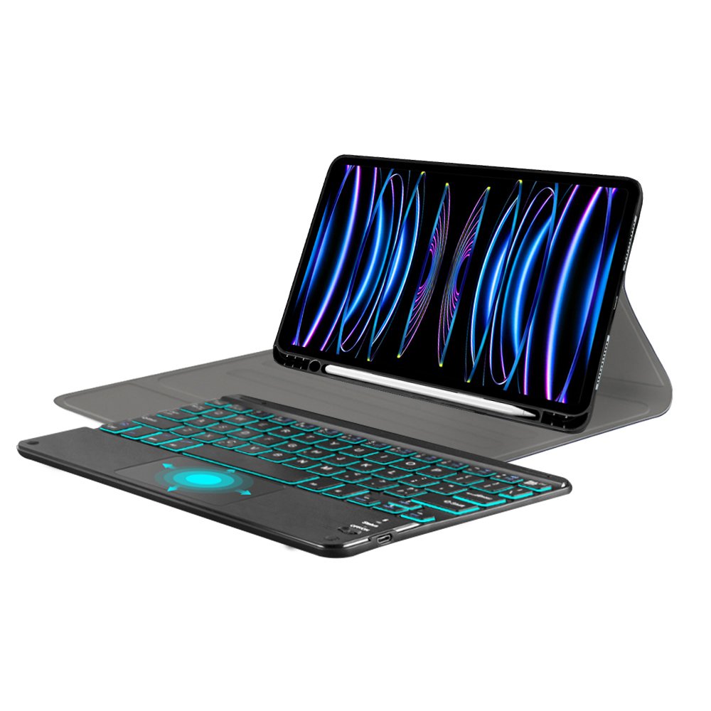 wireless Magic Touchpad Keyboard case for ipad Pro 11 2022 4th Gen with pencil holder factory wholesales