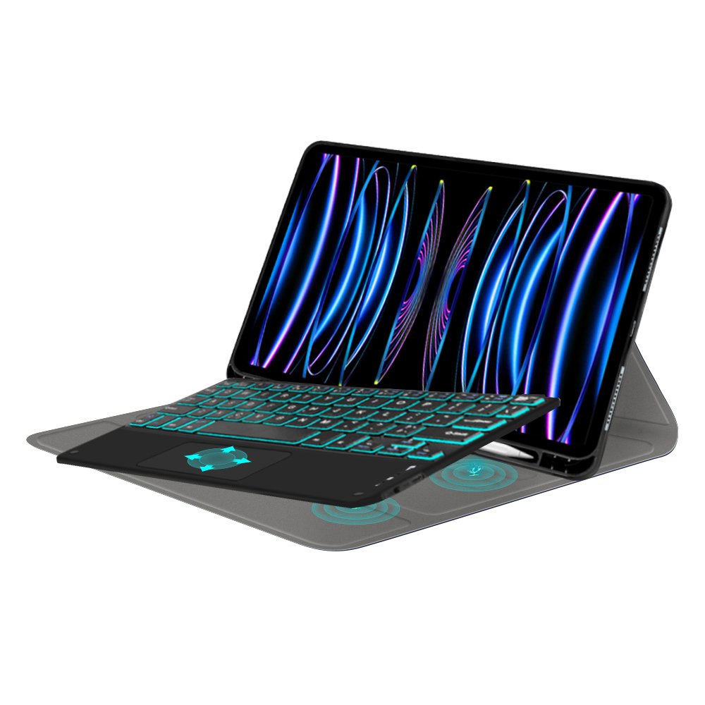 wireless Magic Touchpad Keyboard case for ipad Pro 11 2022 4th Gen with pencil holder factory wholesales