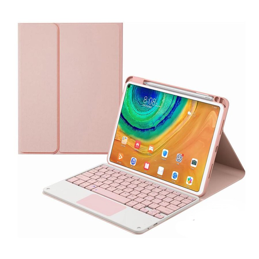 New Stand Spanish Russian Korean Thai BT wireless Keyboard touchpad cover Case For HUAWEI MatePad 11 2021 10.95 Inch Tablet