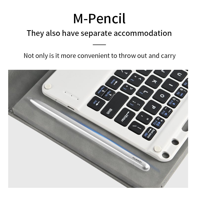 Custom Extension-type Universal Tablet Pad with Wireless Keyboard Case for ipad 11 pro Tablet Case