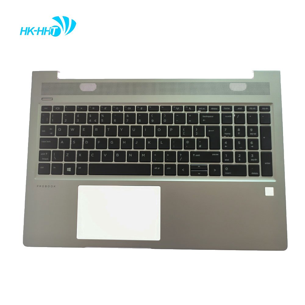 HK-HHT Laptop palmrest UK keyboard up cover for HP Probook 450 G6 G7 455R G6 G7 PRO 15 G3