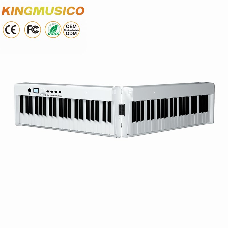Folding Piano Keyboard 88 Key Portable Piano Keyboard with Standard Semi-weighted Key Foldable Piano