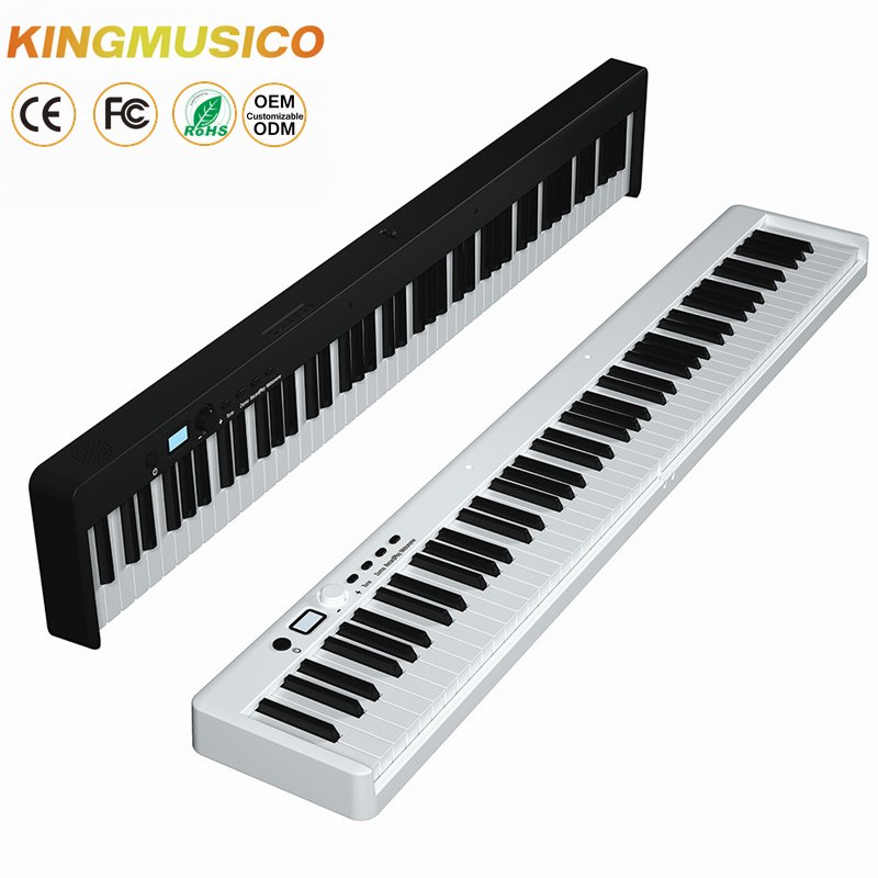 Folding Piano Keyboard 88 Key Portable Piano Keyboard with Standard Semi-weighted Key Foldable Piano