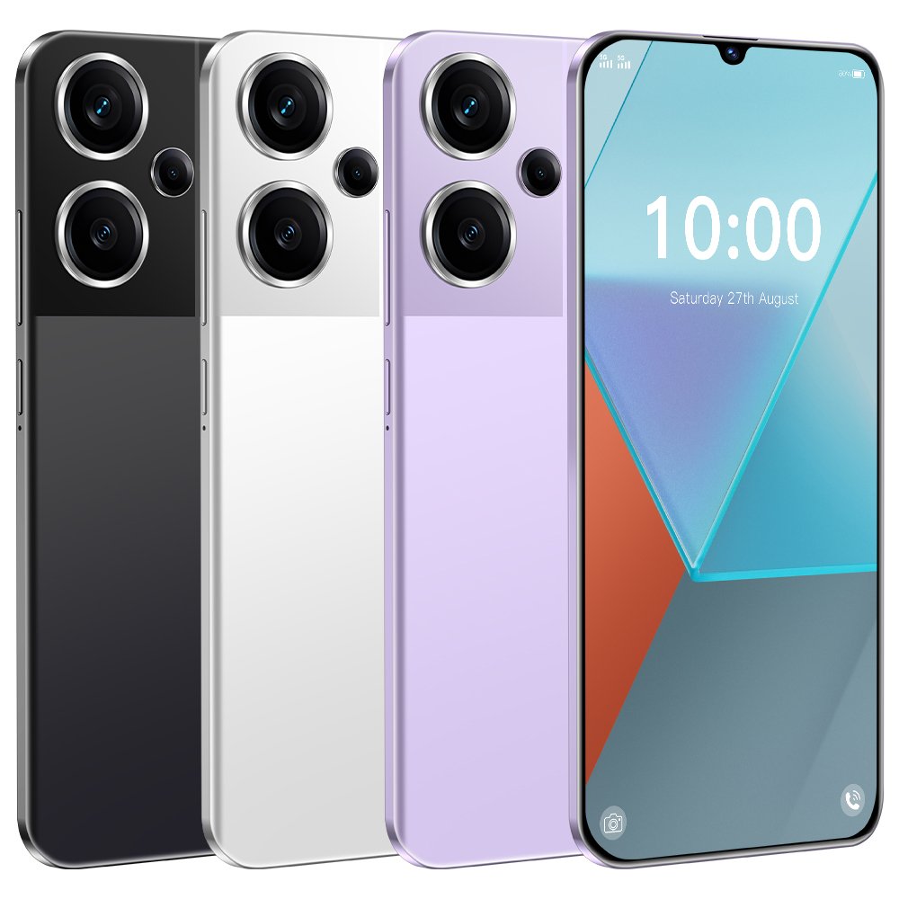 HSDF Note13 Pro+ 16GB+1TB phones 5G Snapdragon 8 gen3 7.3inch HD Screen Dual SIM Deca Core mobile phone