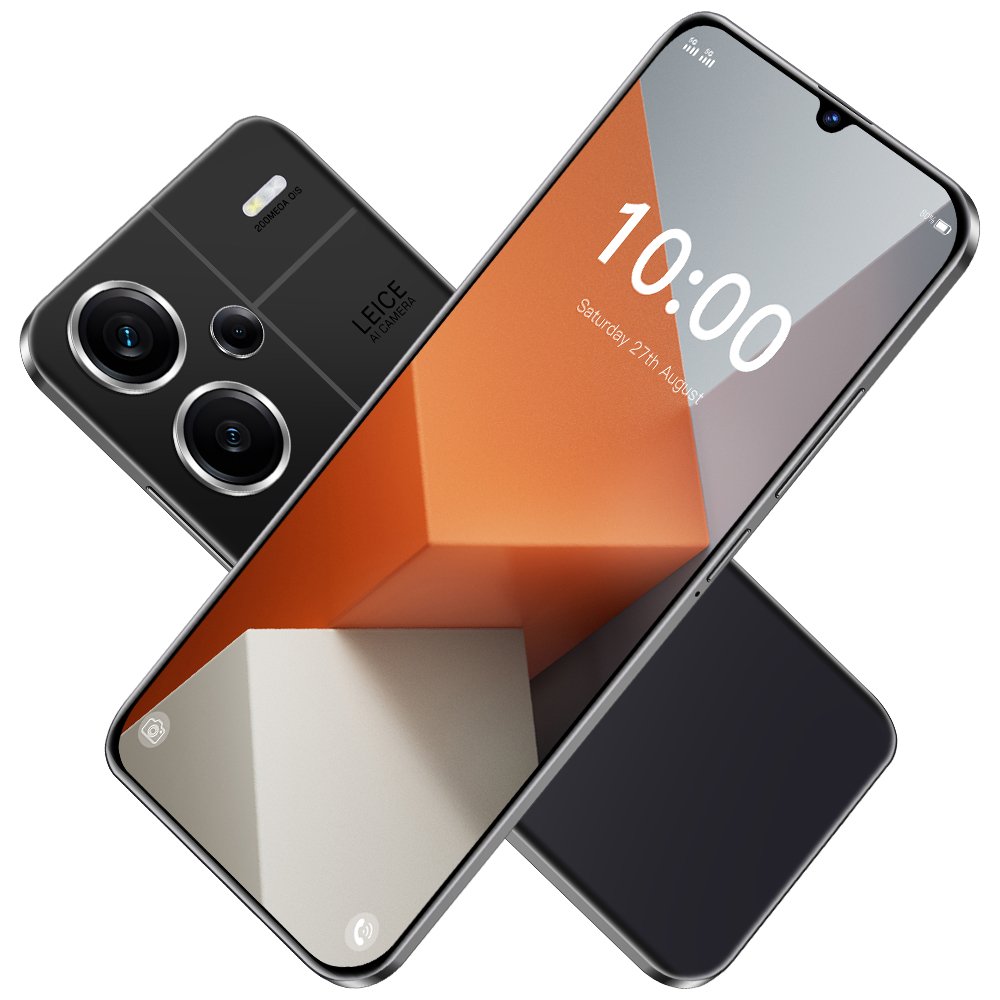 HSDF Note13 Pro+ 16GB+1TB phones 5G Snapdragon 8 gen3 7.3inch HD Screen Dual SIM Deca Core mobile phone