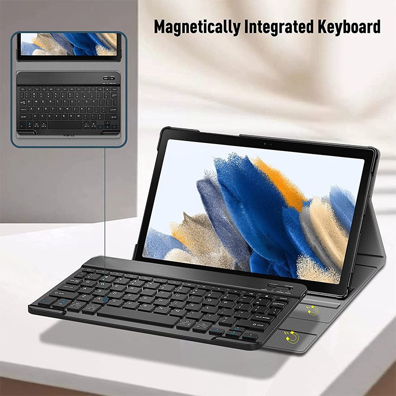 Wireless BT Keyboard Cover Tablet Protective Case Leather Shell For Samsung Galaxy Tab A8 10.5 Inch SM- X200 X205 X207