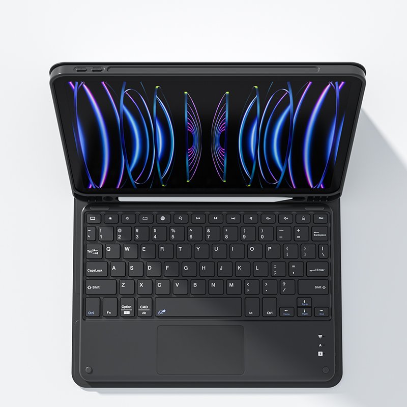 2024 Arrival Product New Detachable keyboard Case For IPad Pro 5 11 Inch Case Soft TPU Stand