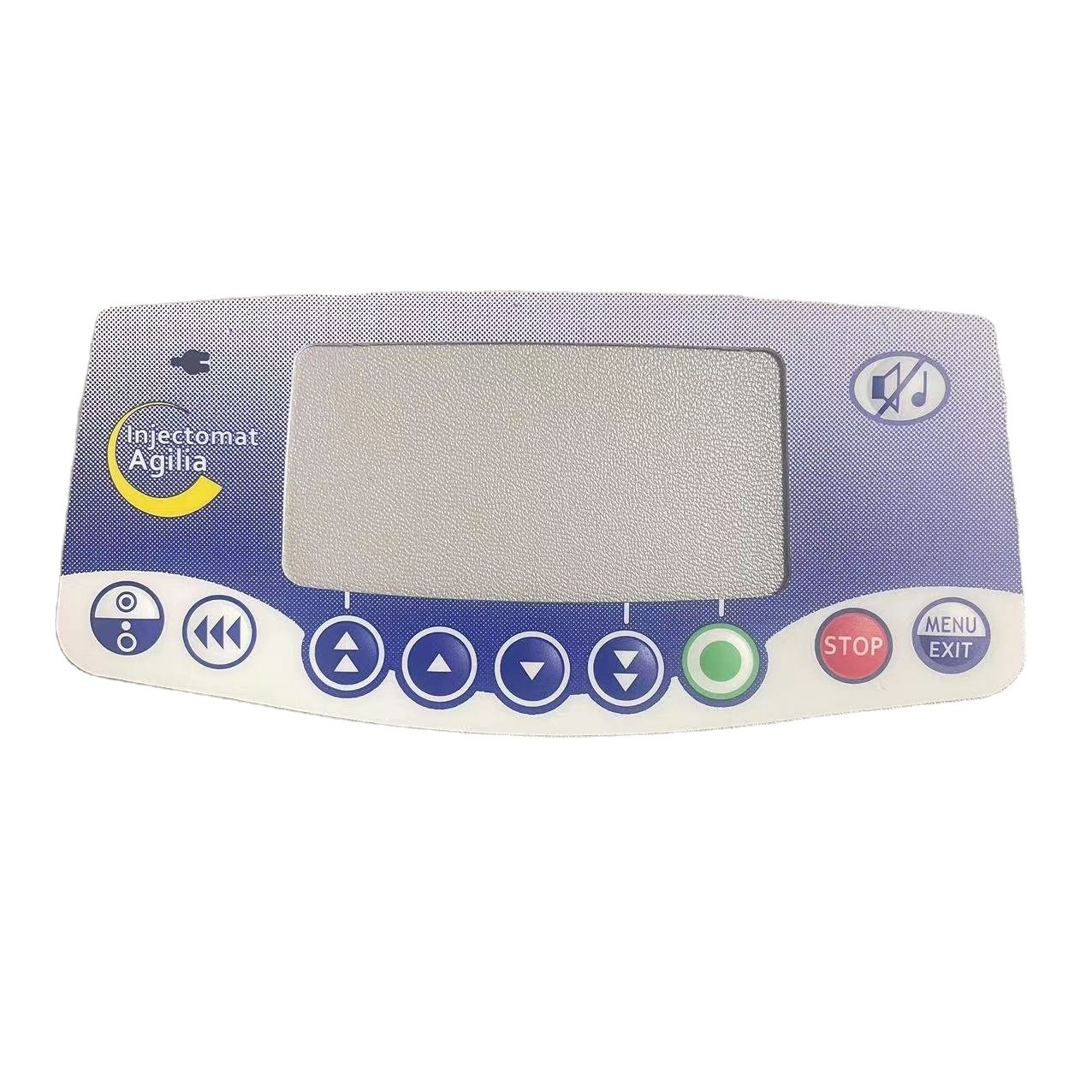 Medical Panel Membrane Switch Keypad Oven Accessories OEM Durable Telecommunication Equipment Silk Screen Printing Touch PE PET