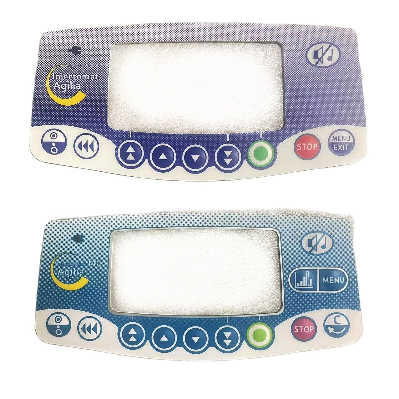Medical Panel Membrane Switch Keypad Oven Accessories OEM Durable Telecommunication Equipment Silk Screen Printing Touch PE PET