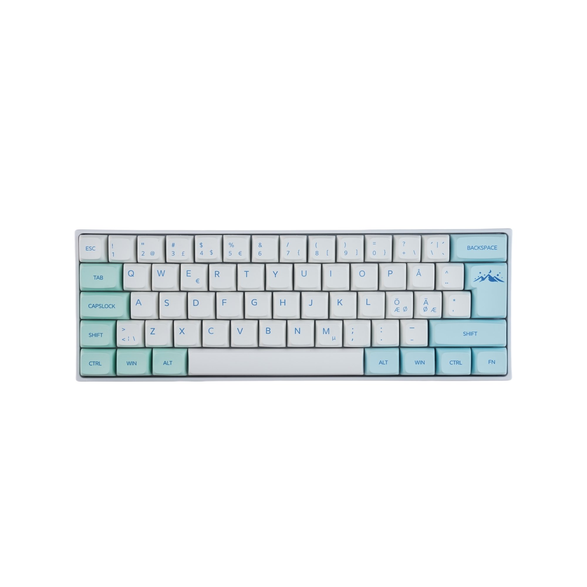 Ultra60 ISO Mechanical Gaming Keyboard ES/BR/FR/DE/UK Nordic Mechanical keyboard 60% Layout RGB for PC/Mac Gamer