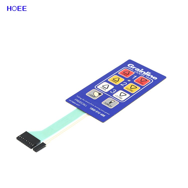 Customer design good price waterproof membrane switches keypad keyboard panel
