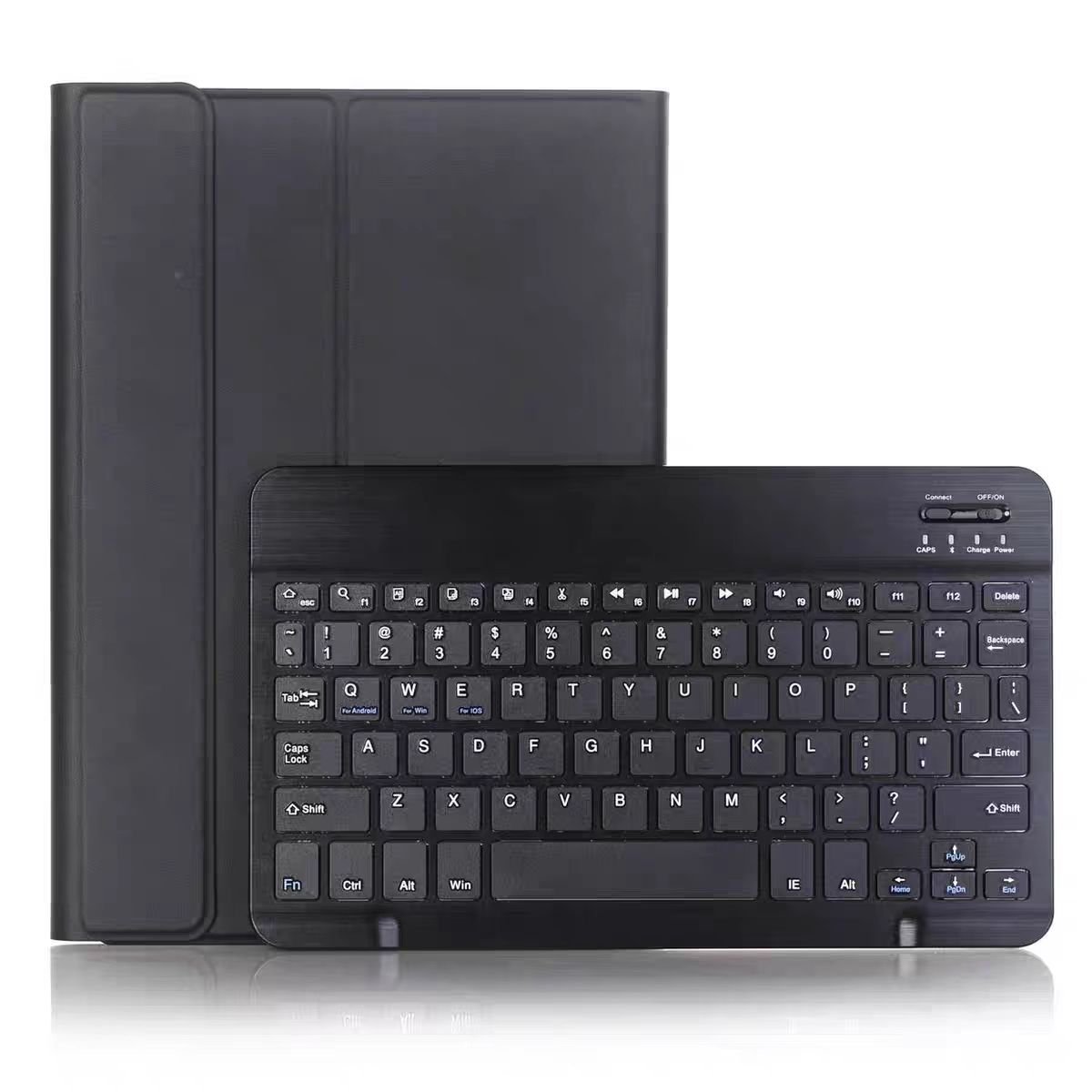 Case with Keyboard for Samsung Galaxy Tab A9 A9+ S9 S9+ with Pen Holder, Mutil Angles Stand Cover Detachable Wireless Keyboard