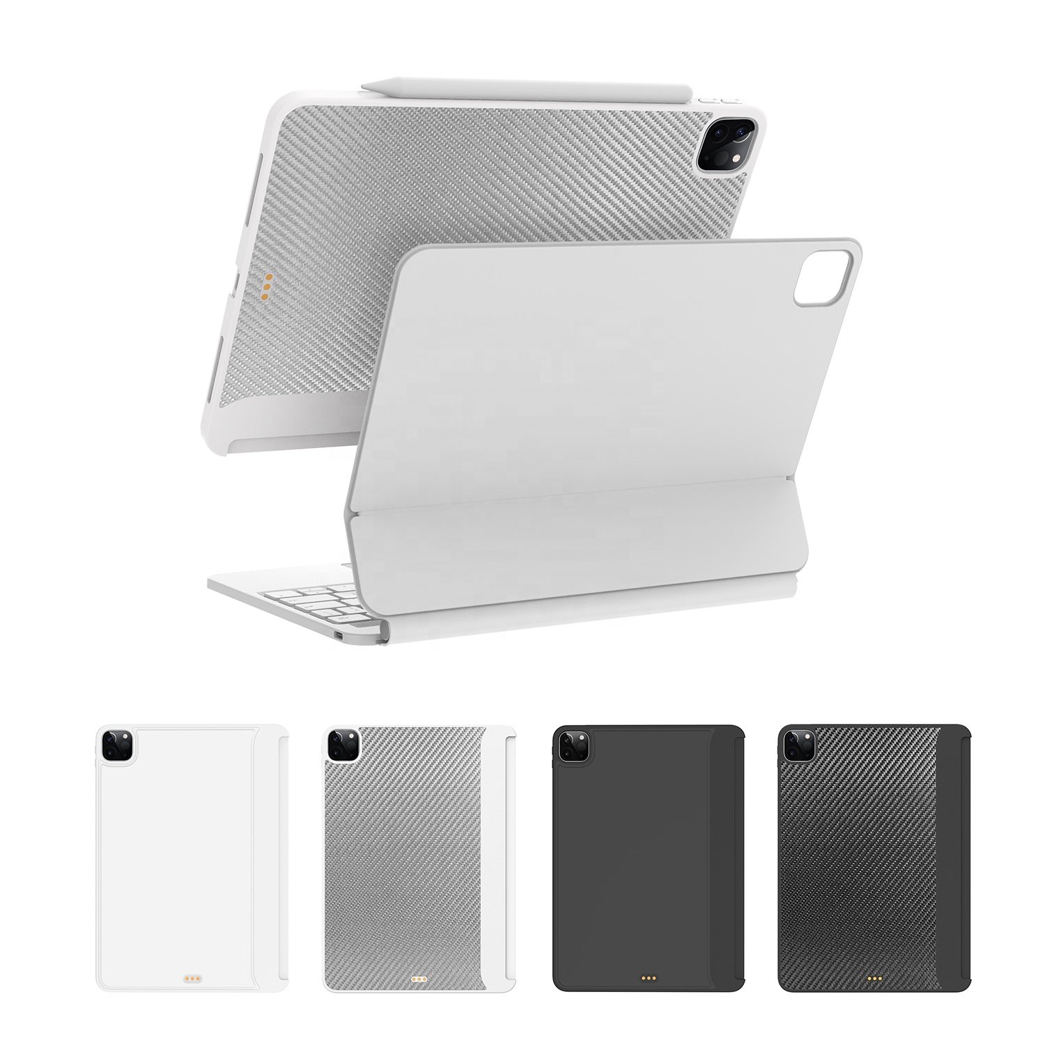 2022 WOWCASE New Portable Smart Floating BT Wireless Magnetic Magic Keyboard Case for ipad pro 11 and ipad air4 10.9 inch
