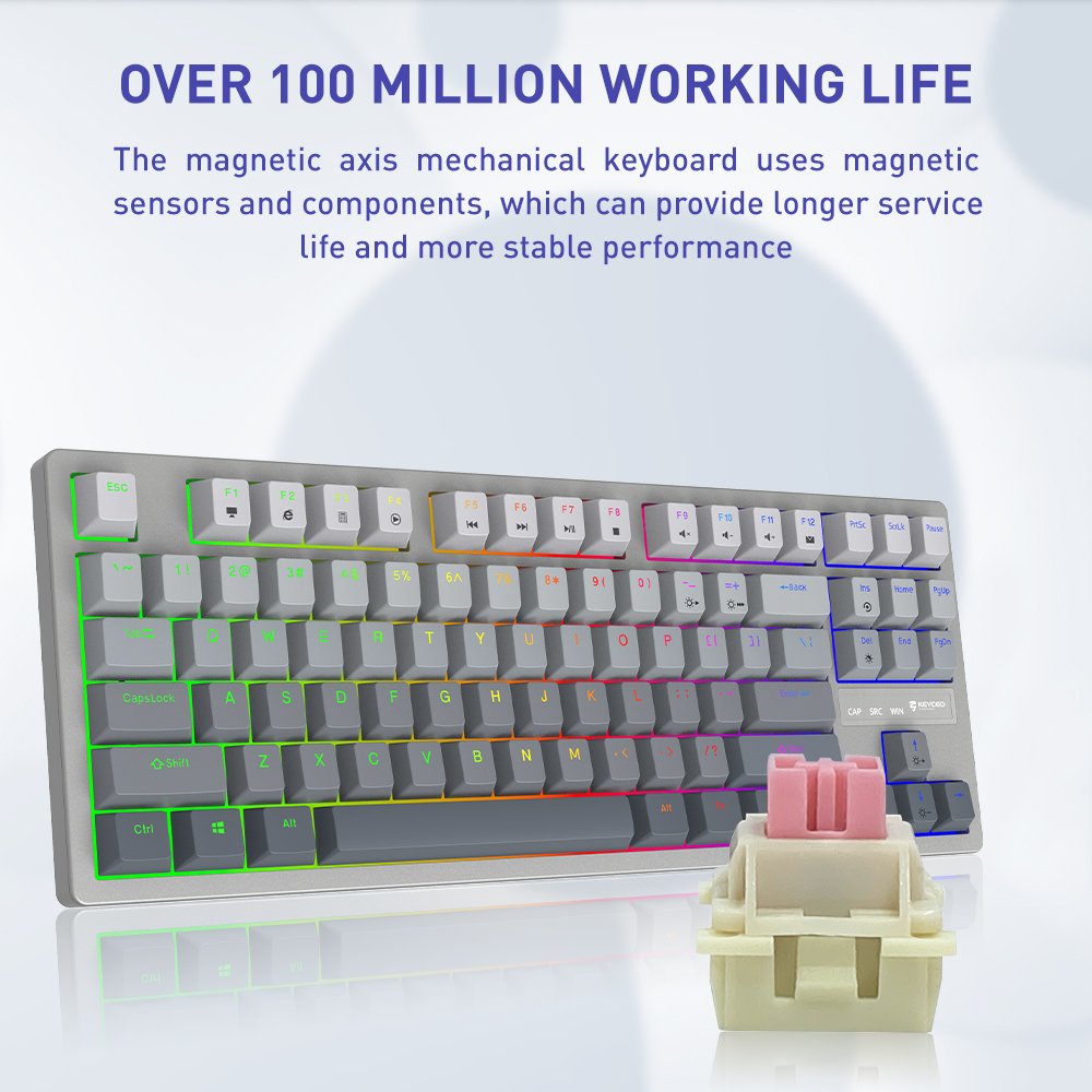 RGB Compact Hyper Fast Magnetic Switch Keyboard Rapid Trigger Mechanical Keyboard Proprietary software PC Gamer Accessories