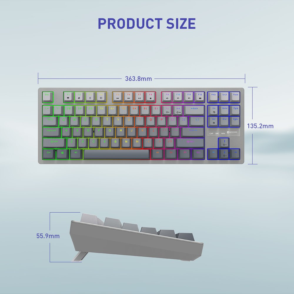 RGB Compact Hyper Fast Magnetic Switch Keyboard Rapid Trigger Mechanical Keyboard Proprietary software PC Gamer Accessories