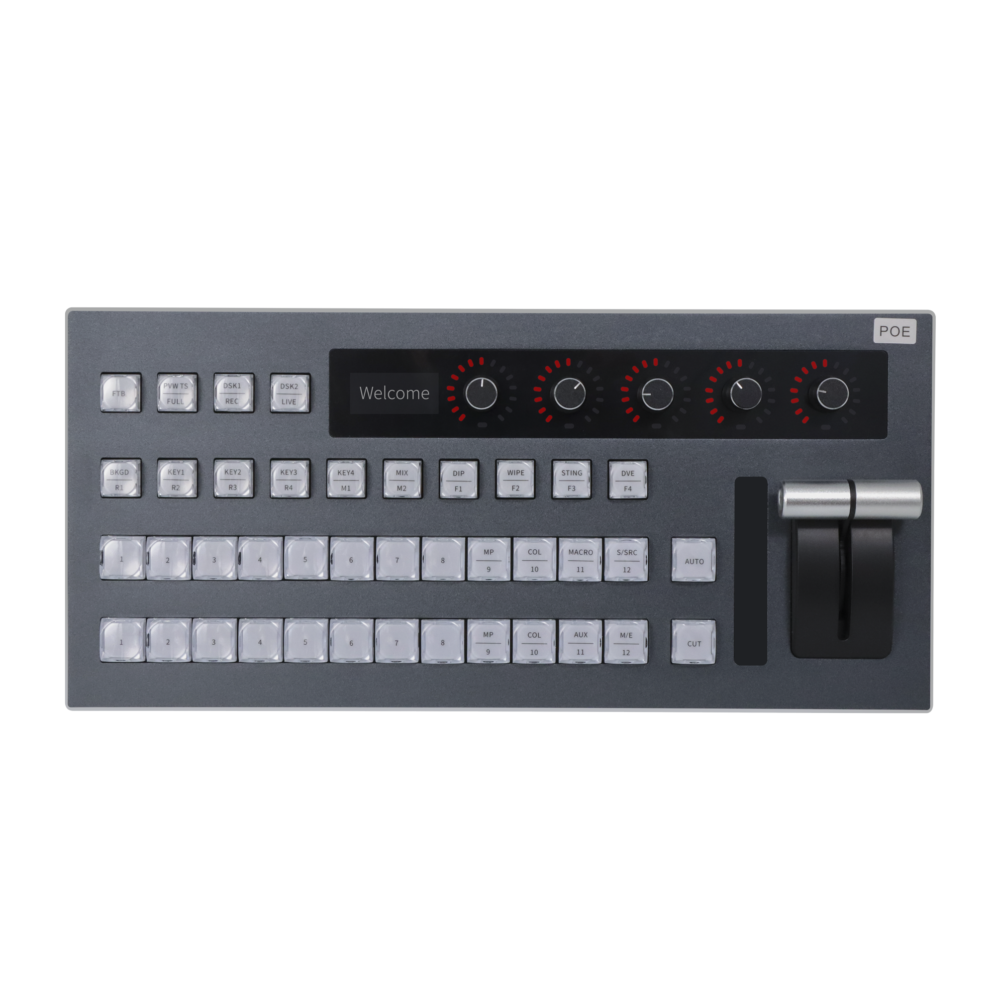 Switchboard Control Panel 50X Video Mixer Switcher ATEM VMIX OBS Switcher Keyboard Audio Switchboard Control Panel