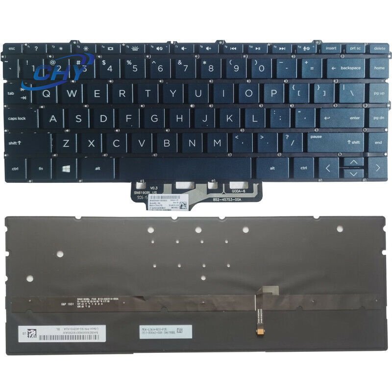 Original laptop keyboard for HP Spectre x360 13-AW 13-AW0008CA 13-AW0023DX Backlit Keyboard US Layout