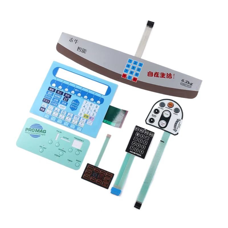 Custom Embossed Tacitile Key LED Membrane Switch/Membrane Keypad/ Panel/Grahic Overlay
