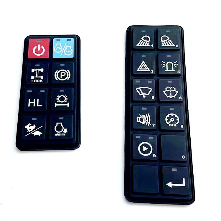 Backlight Remote Silicone Rubber Keypad Cover Silicone Rubber keyboard Silicone Rubber Button with laser