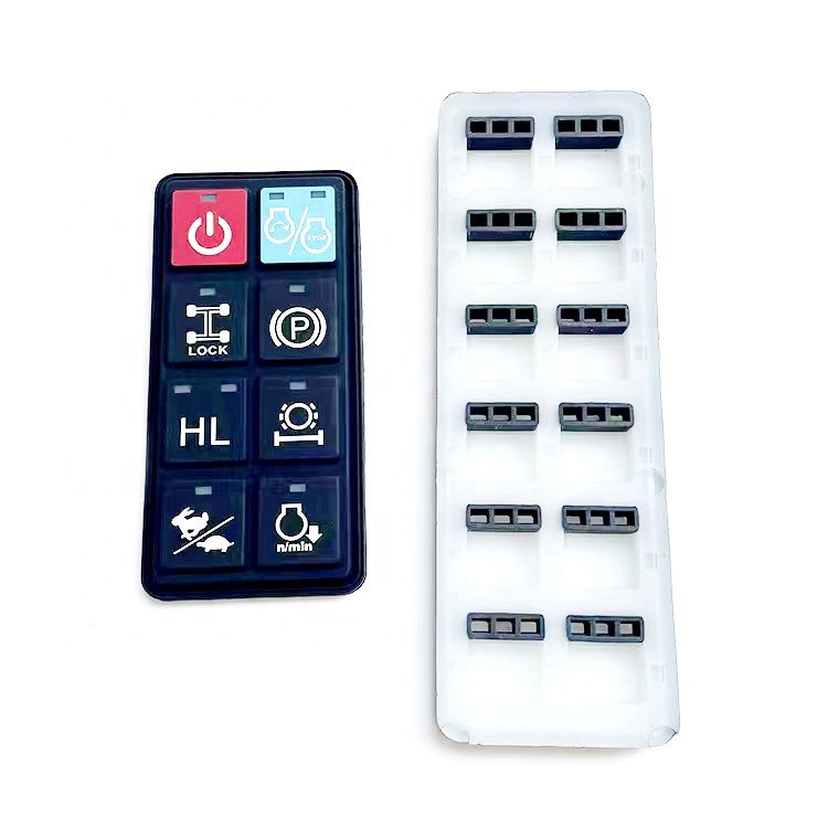 Backlight Remote Silicone Rubber Keypad Cover Silicone Rubber keyboard Silicone Rubber Button with laser