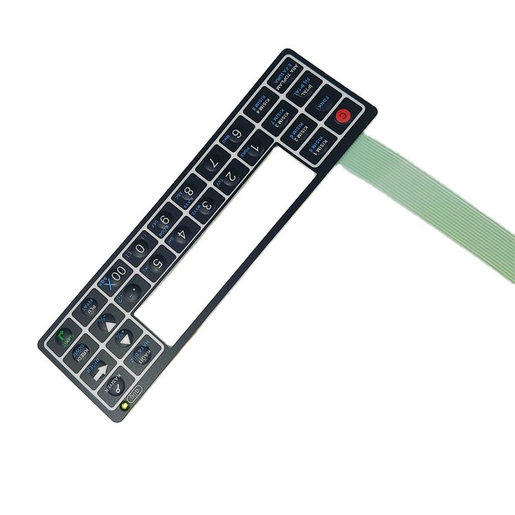 quality golden supplier polyester membrane switch keyboard & custom non tactile Million Lifetimes membrane keypad controller