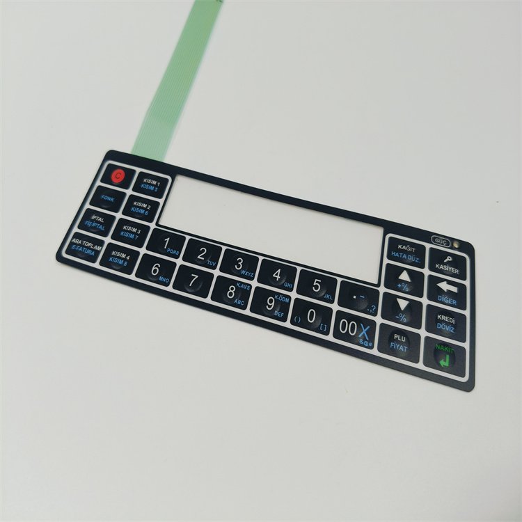 quality golden supplier polyester membrane switch keyboard & custom non tactile Million Lifetimes membrane keypad controller