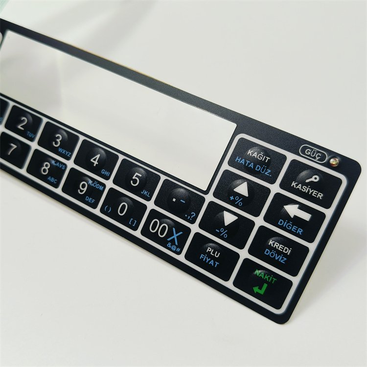 quality golden supplier polyester membrane switch keyboard & custom non tactile Million Lifetimes membrane keypad controller