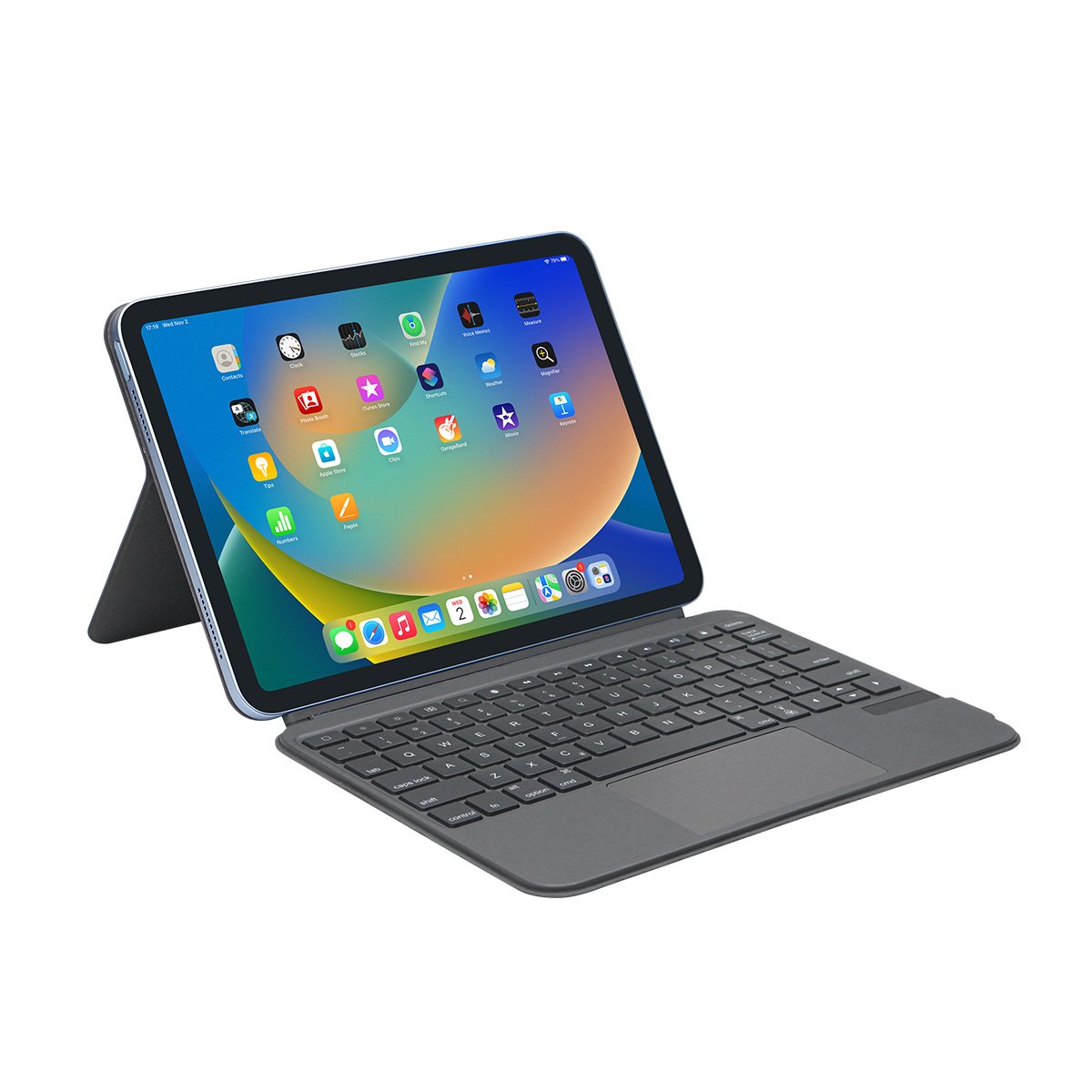 Bluetooth Mini Wireless Ipad Keyboard Backlit Keyboard Tablet Stand Magic Keyboard for Ipad 10 LED Tablet PC Scissor