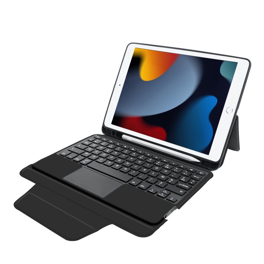 Magic wireless Keyboard case for iPad 10.2 cover with removable integrated keyboard cover factory manufacture