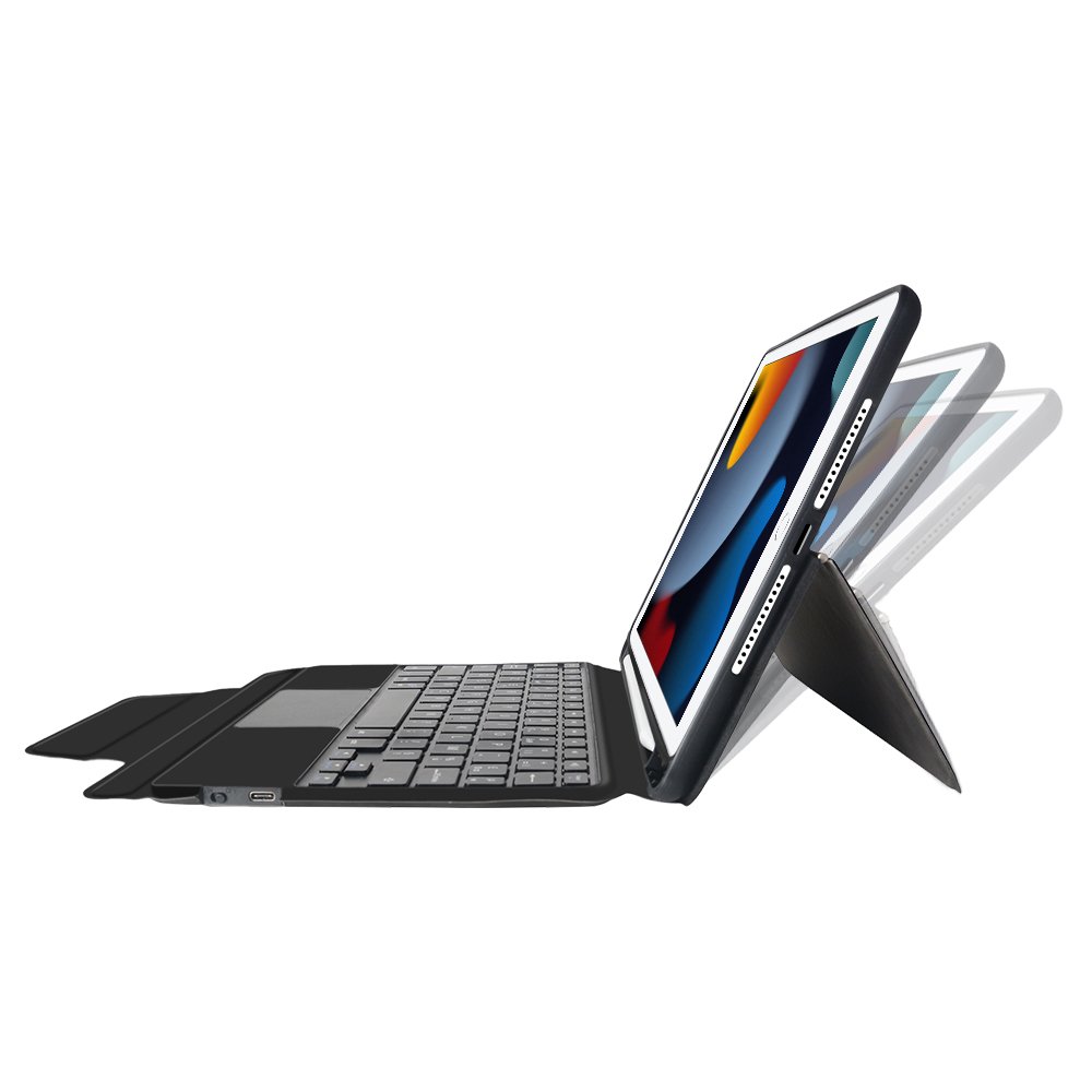 Magic wireless Keyboard case for iPad 10.2 cover with removable integrated keyboard cover factory manufacture