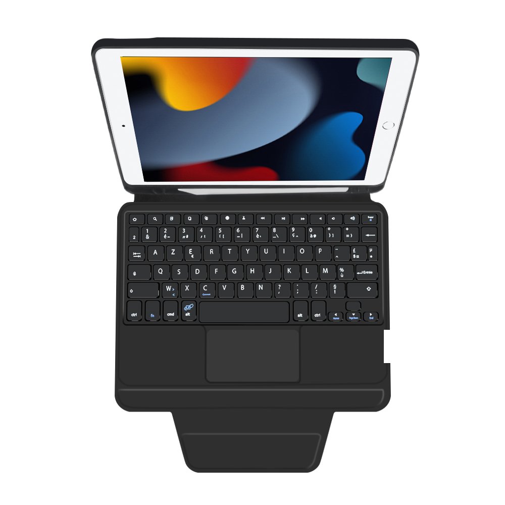 Magic wireless Keyboard case for iPad 10.2 cover with removable integrated keyboard cover factory manufacture
