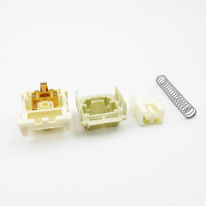 Wholesale of spot goods with lemon axis HiFi smooth light pressure linear customized mechanical keyboard switch