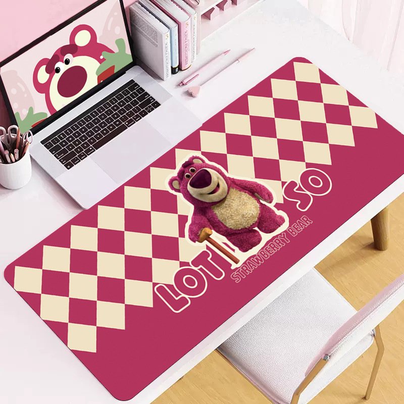 Cute Cartoon Wholesale Customized Desktop Large Game Thickened Lock Edge Mouse Pad keyboard Table Pad