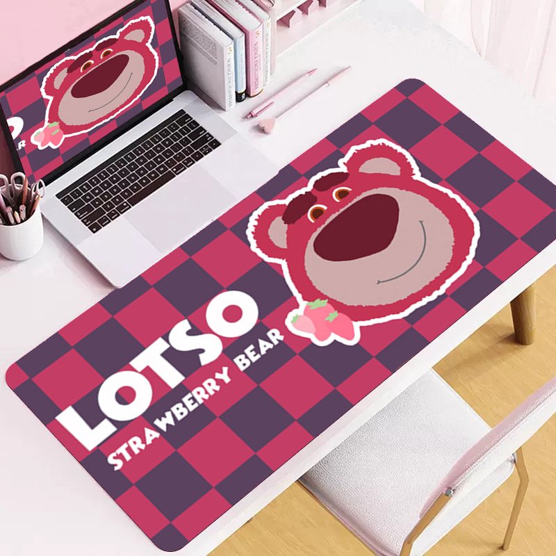 Cute Cartoon Wholesale Customized Desktop Large Game Thickened Lock Edge Mouse Pad keyboard Table Pad