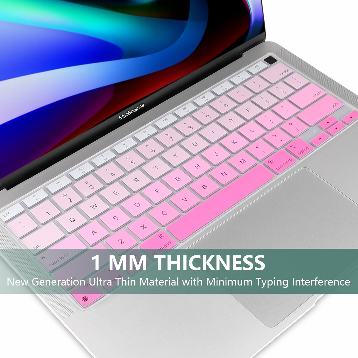 Silicone Waterproof Laptop Dustproof Keyboard Cover Protector For Macbook Air 13 A2337