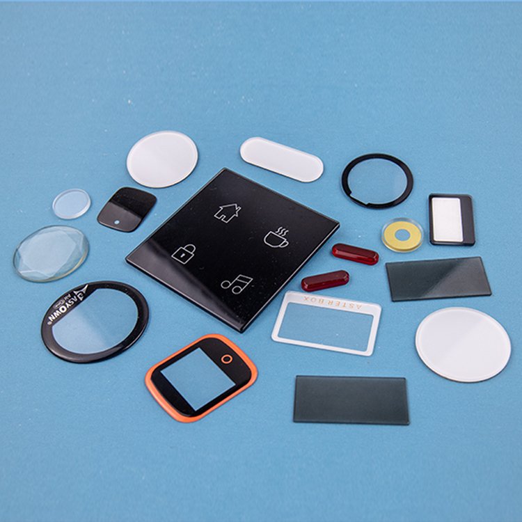 customized touch panel Tempered Glass colorful screen printing pattern glass
