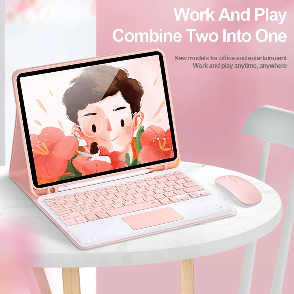 Touchpad Keyboard Case for iPad 10.2 8th Cases with Magic Keyboard