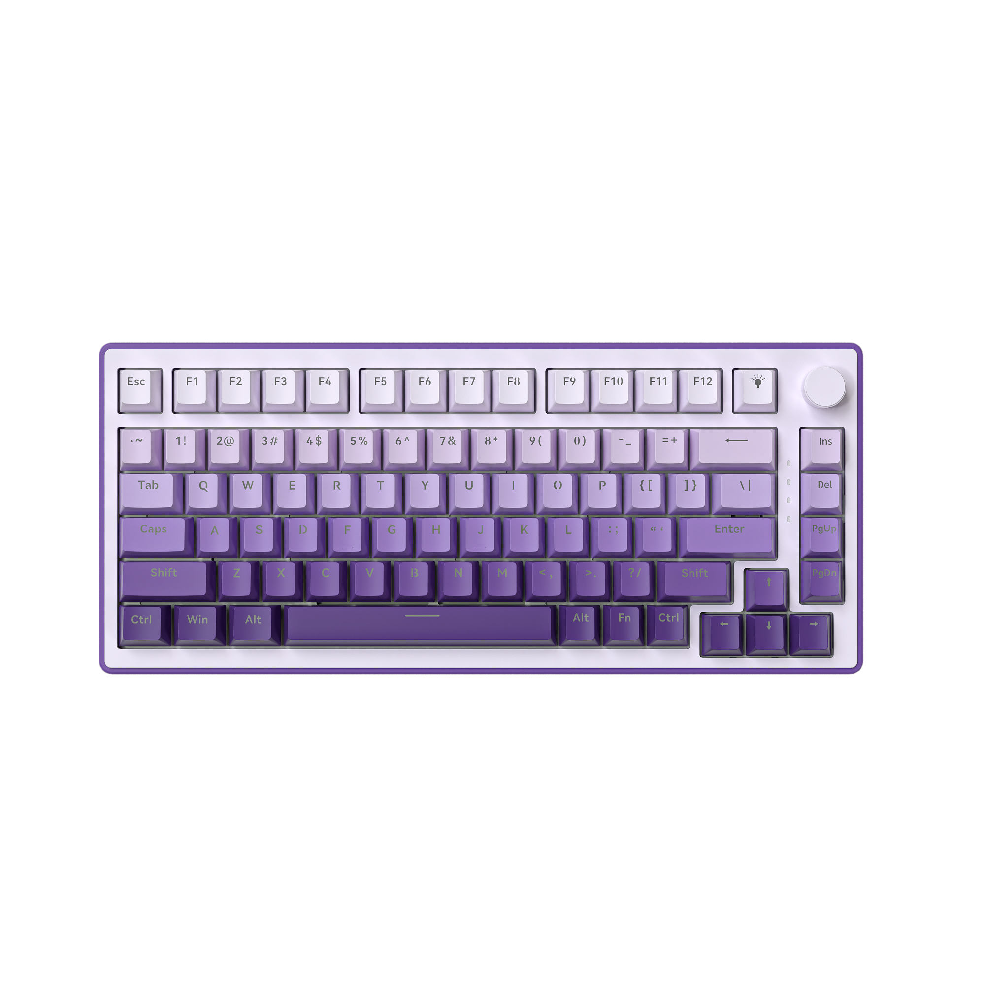 82 keys with Metal knob Wireless Dual-Mode Gasket Soft and elastic feel Professional Gaming Mechanical Keyboard for Android IOS