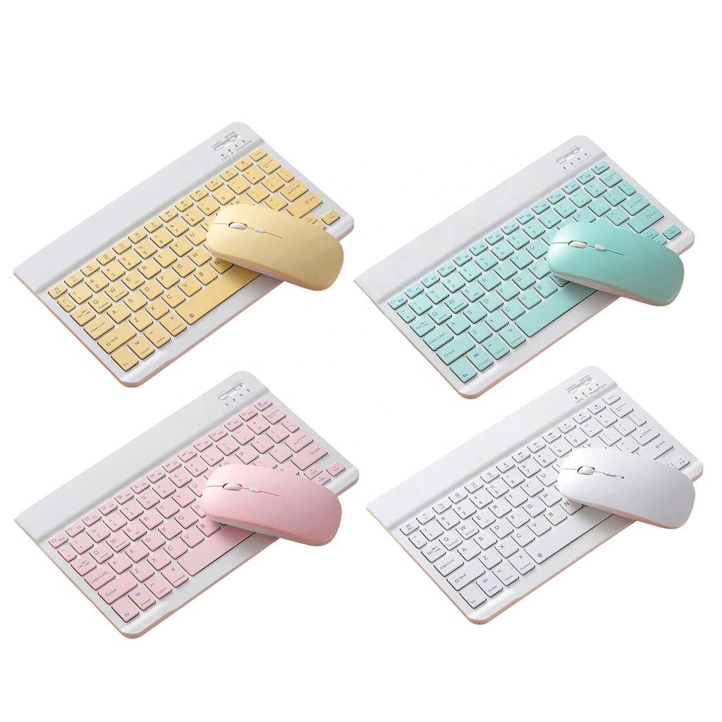 Suitable for laptop tablet desktop mobile home office waterproof silent wifi wireless bluetooth keyboard mouse combination