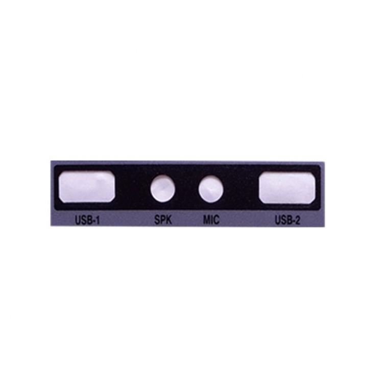 Deson device nameplate polycarbonate pc membrane Graphic Overlay control panel label display sticker