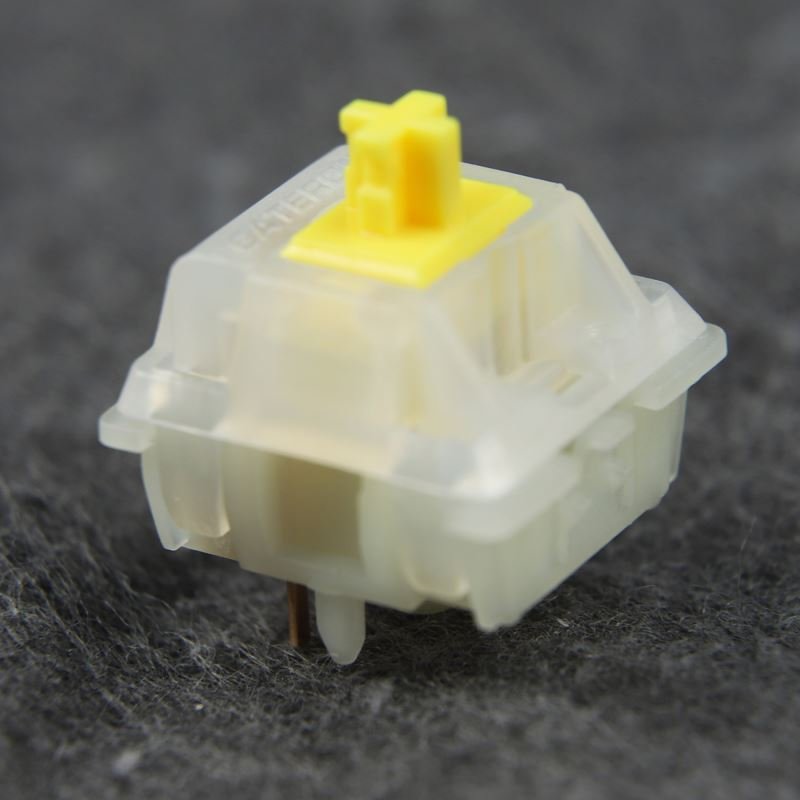 35 Pcs/Box Gateron Yellow Pro Keyboard Switches SMD Factory Pre-lubed Series Linear Feel RGB Yellow Red Brown Switches