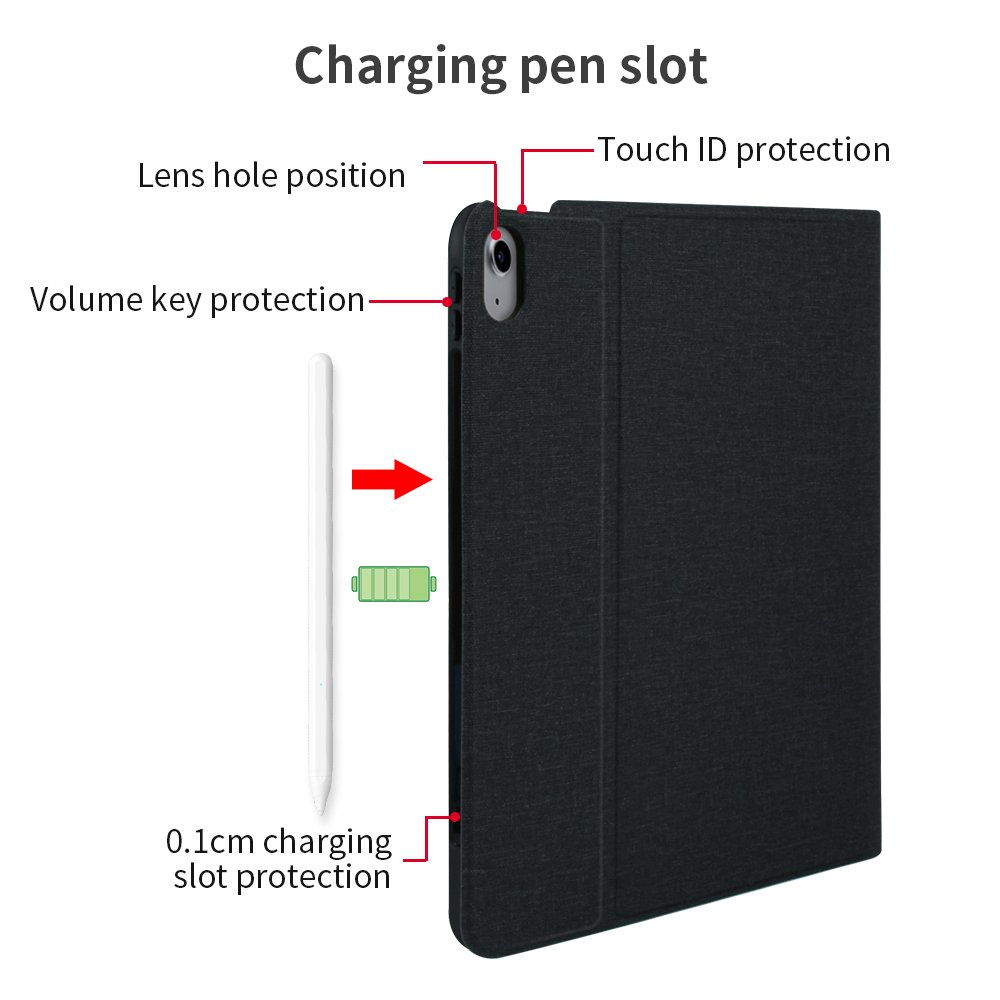 10.9 inch Fashion Design Universal Bt Wireless Backlight Tablet Keyboard Back Case For Ipad